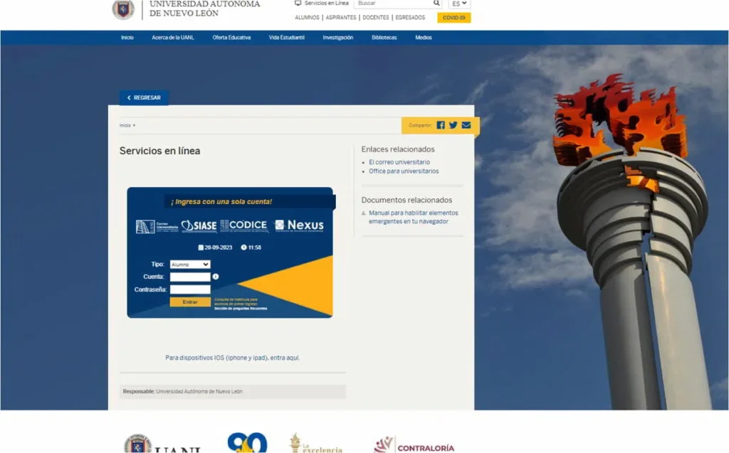 Acceso SIASE en linea